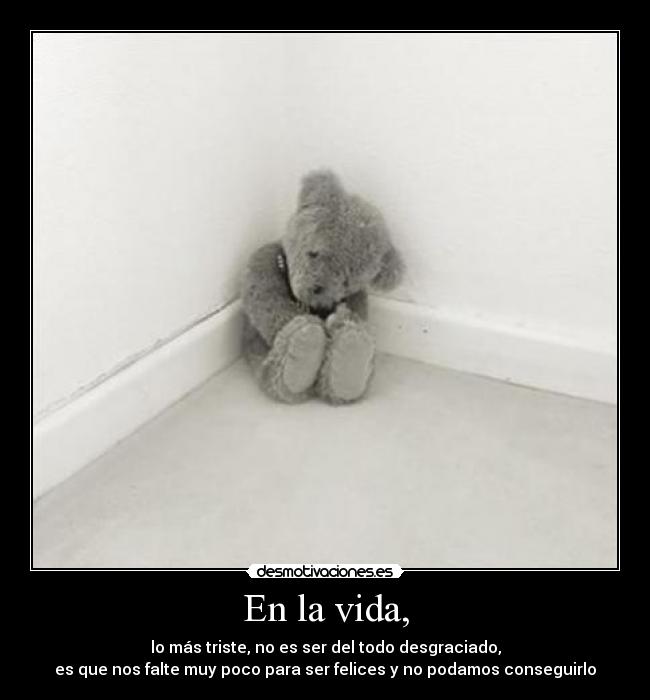 En la vida, - 