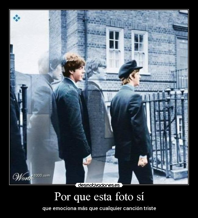Por que esta foto sí - 