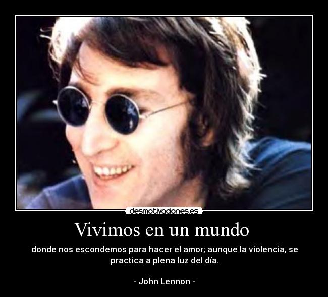 Vivimos en un mundo -