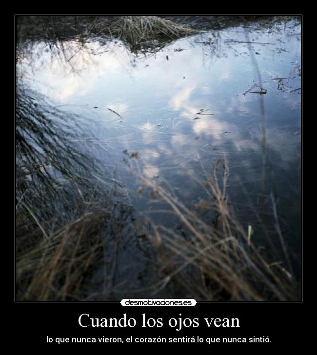 Cuando los ojos vean - 