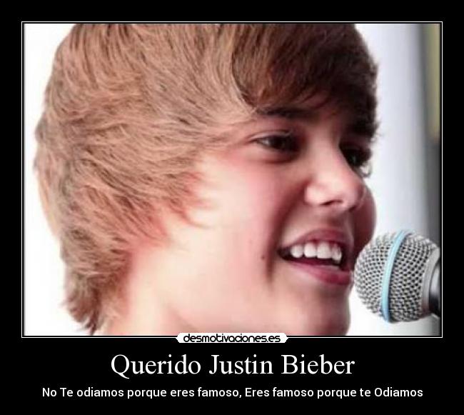 Querido Justin Bieber - 