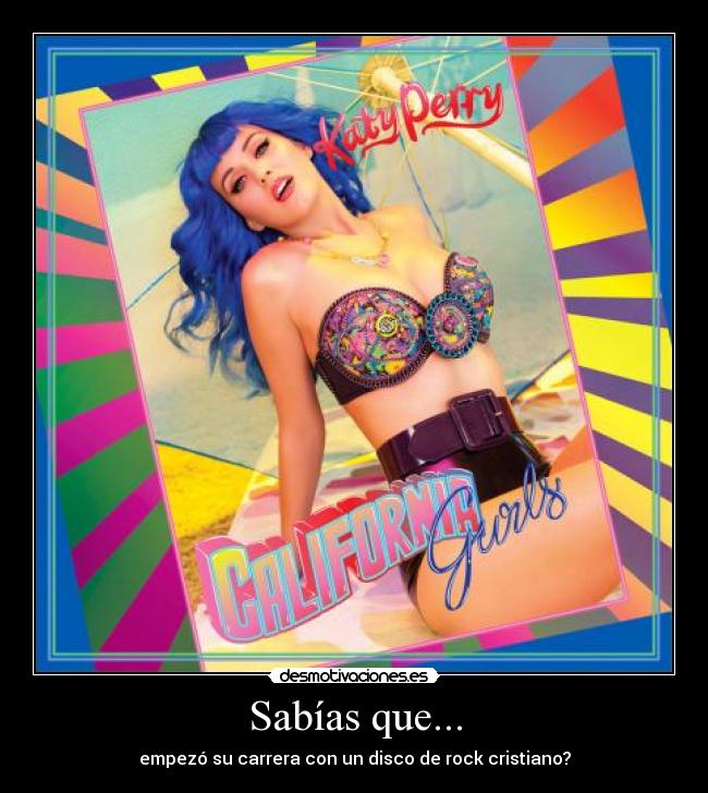 Sabías que... - empezó su carrera con un disco de rock cristiano?