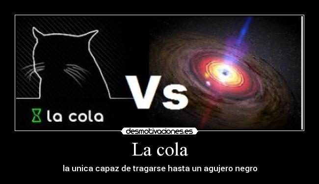 La cola -