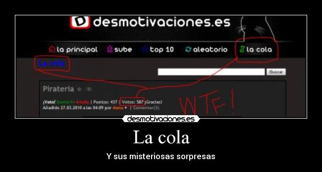 La cola - Y sus misteriosas sorpresas