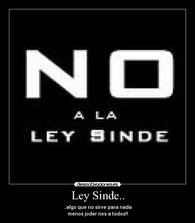 Ley Sinde.. - 