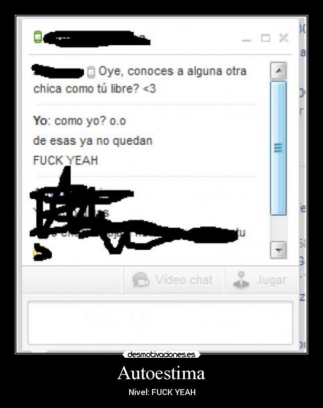 Autoestima - Nivel: FUCK YEAH