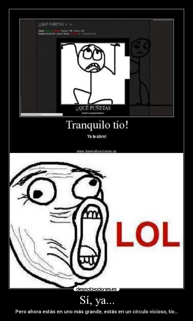 Sí, ya... - 