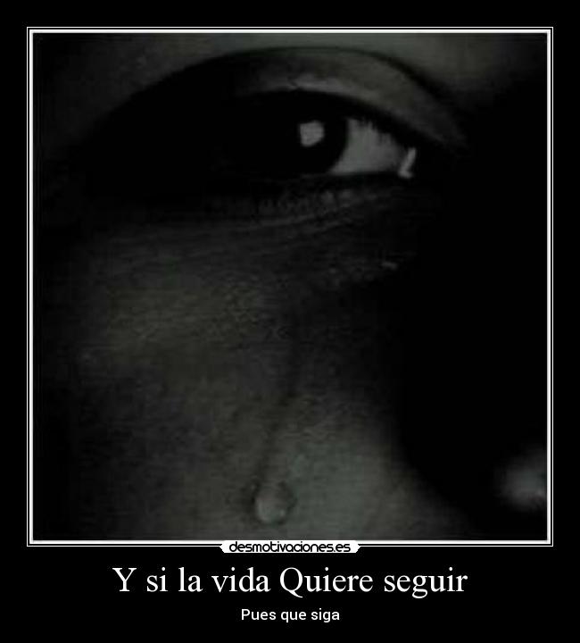 Y si la vida Quiere seguir - 
