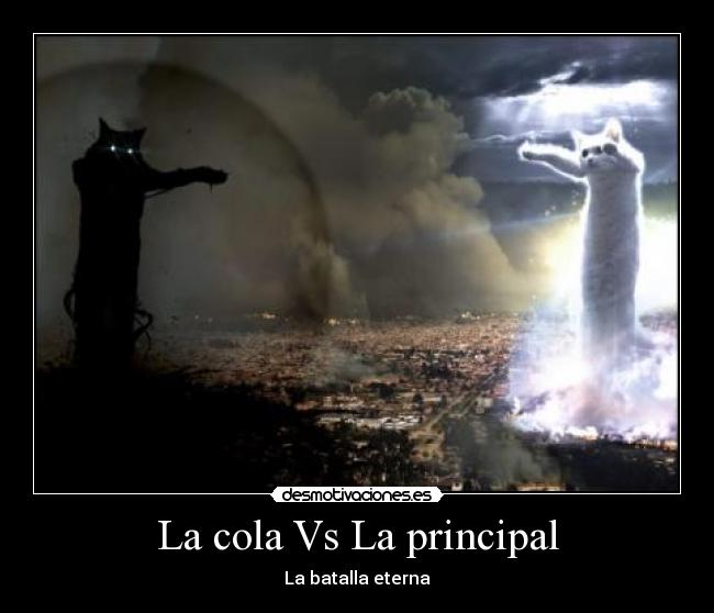 La cola Vs La principal - 