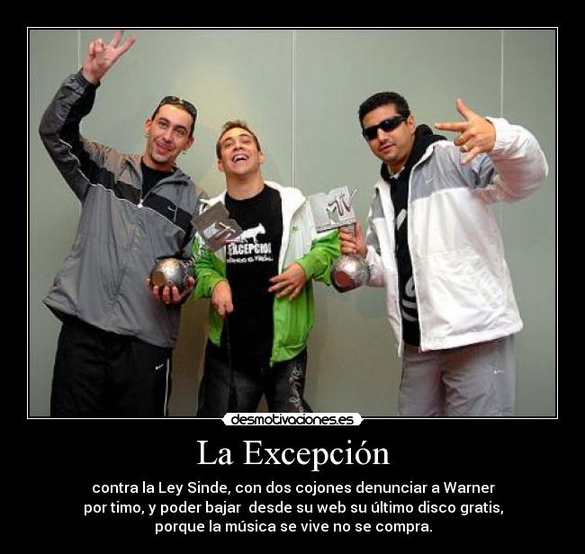 carteles excepcion desmotivaciones