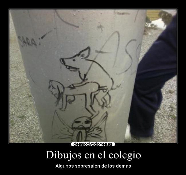 Dibujos en el colegio -