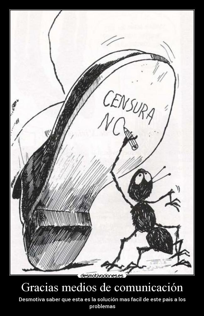 Gracias medios de comunicación -