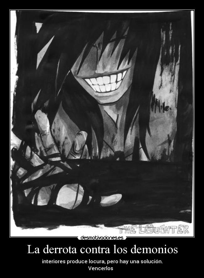 La derrota contra los demonios -