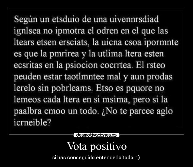 Vota positivo -