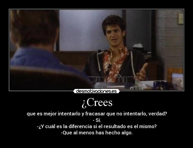 ¿Crees -