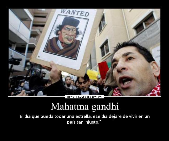 carteles gandhi desmotivaciones