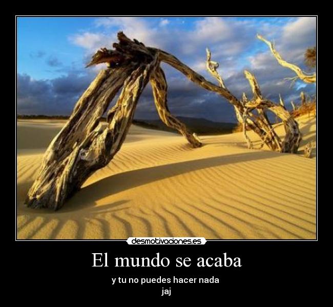 carteles mundo mundo acaba desmotivaciones