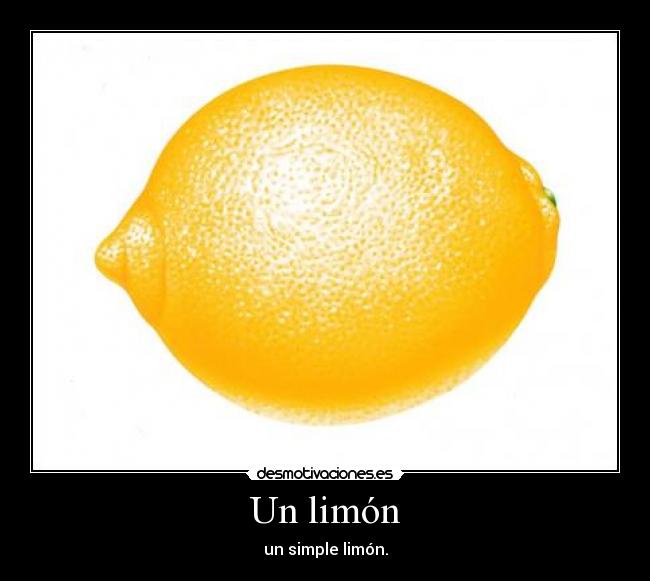 Un limón - 