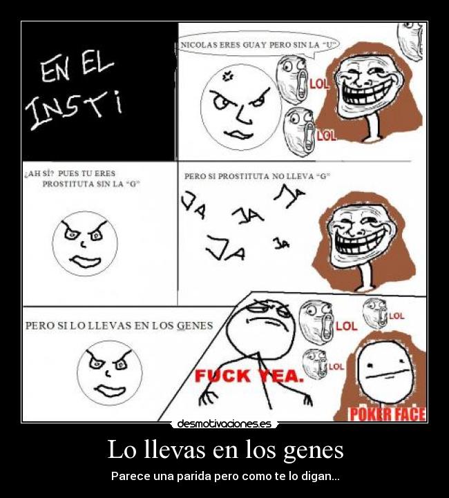 Lo llevas en los genes - Parece una parida pero como te lo digan...