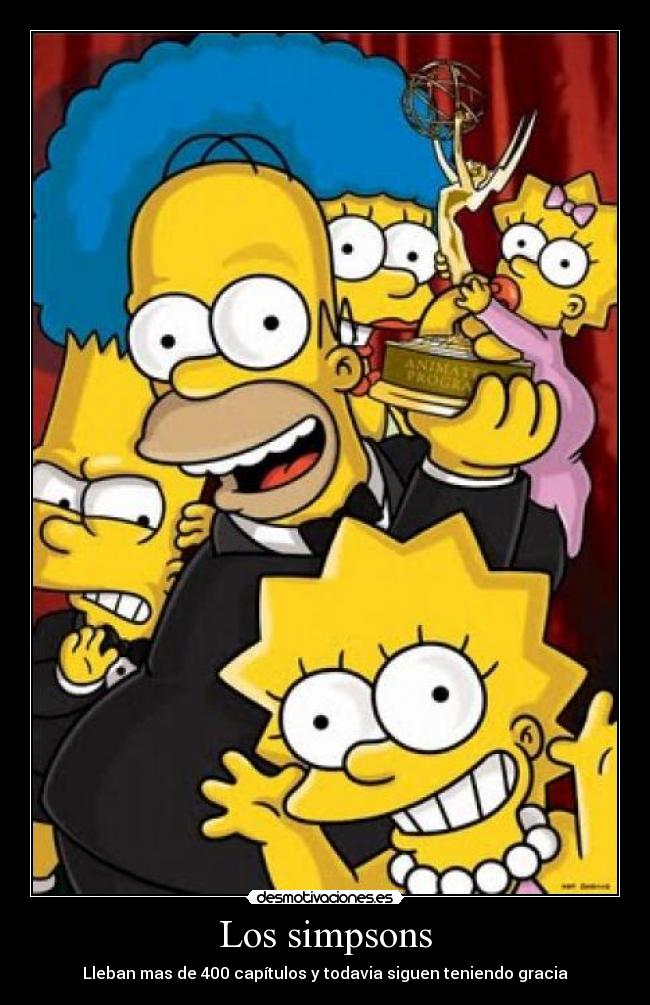 Los simpsons - Lleban mas de 400 capítulos y todavia siguen teniendo gracia