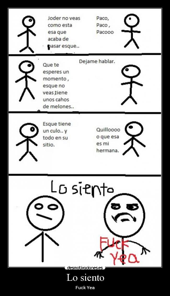 Lo siento - Fuck Yea