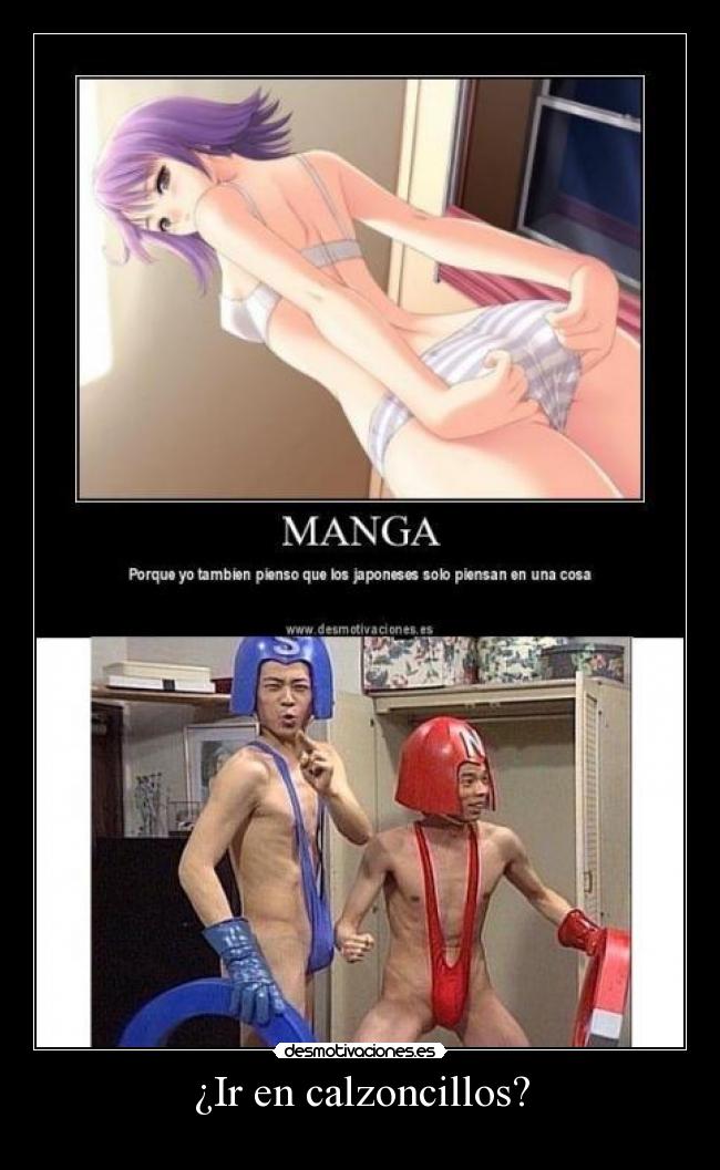 ¿Ir en calzoncillos? -