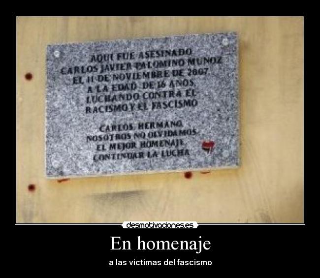 En homenaje - 