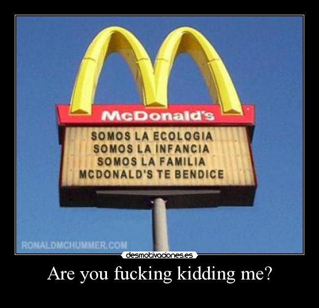 carteles mcdonals desmotivaciones