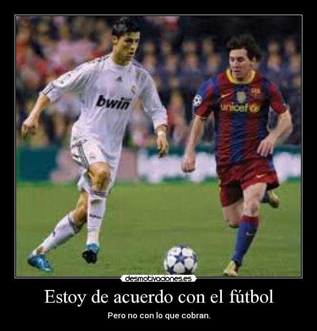 Estoy de acuerdo con el fútbol - 