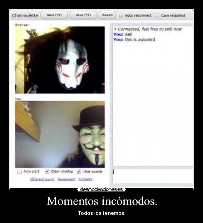 Momentos incómodos. - 