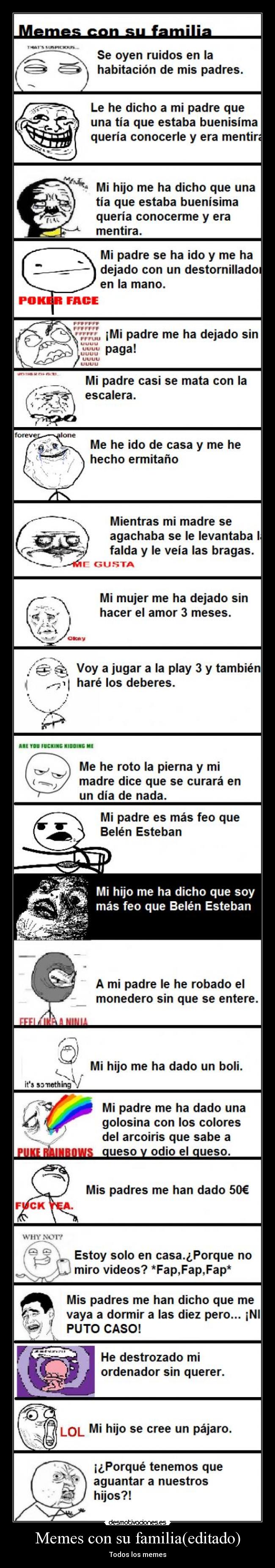 Memes con su familia(editado) - 