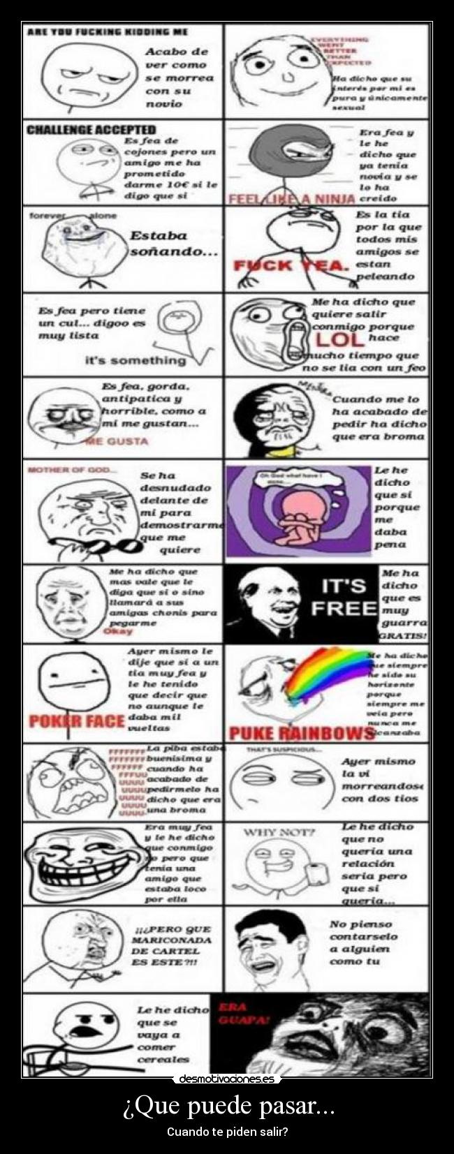 ¿Que puede pasar... - Cuando te piden salir?