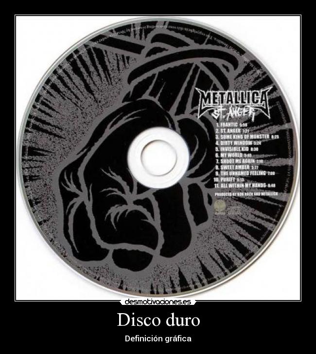 Disco duro - Definición gráfica