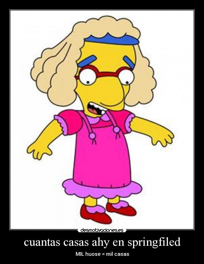 carteles milhouse los simpsons desmotivaciones