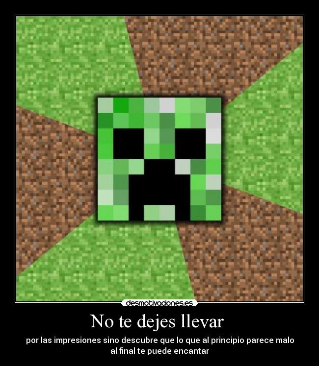 No te dejes llevar -