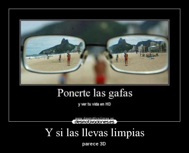 Y si las llevas limpias - 