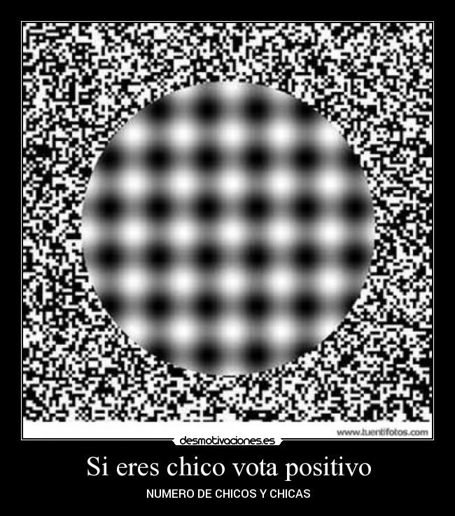 Si eres chico vota positivo -