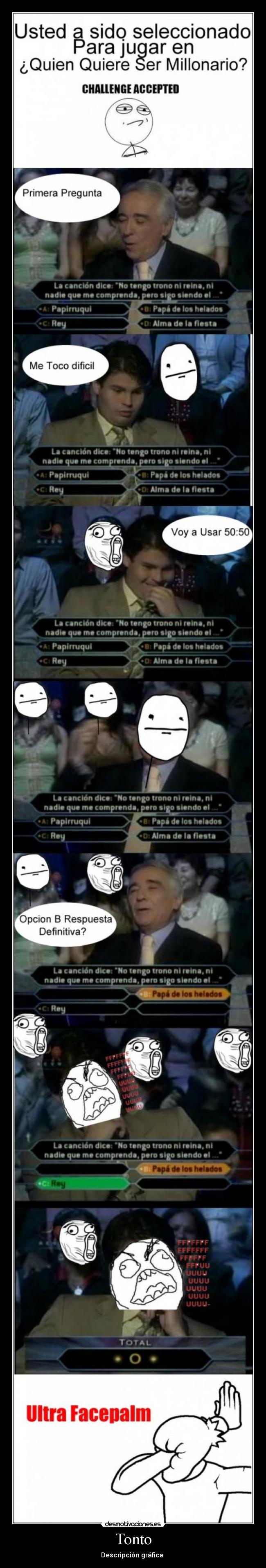 Tonto - Descripción gráfica