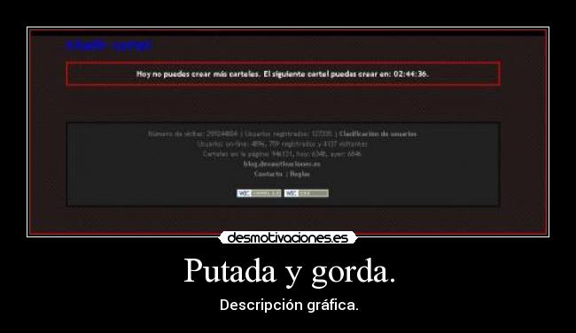 Putada y gorda. - 