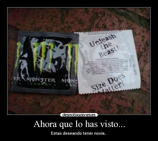 Ahora que lo has visto... -