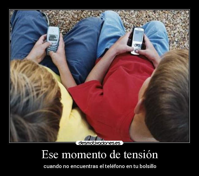 Ese momento de tensión - 