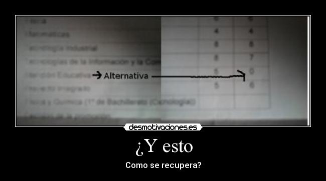 ¿Y esto - 