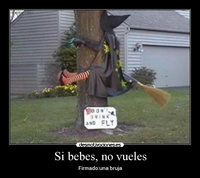Si bebes, no vueles -