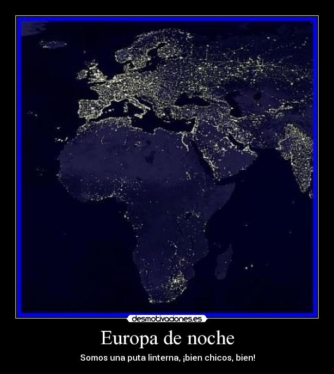 Europa de noche - 