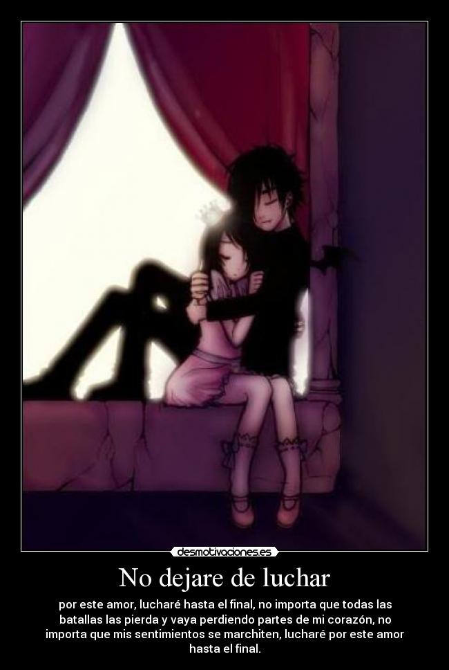 No dejare de luchar -