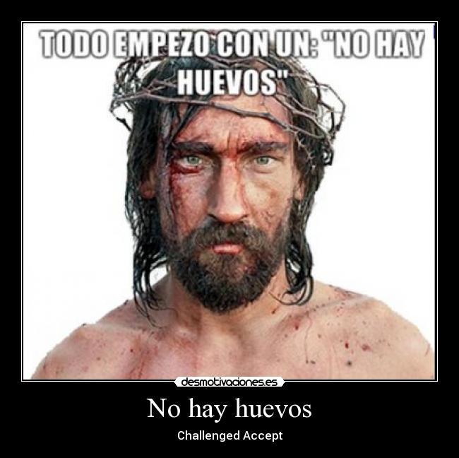 No hay huevos -