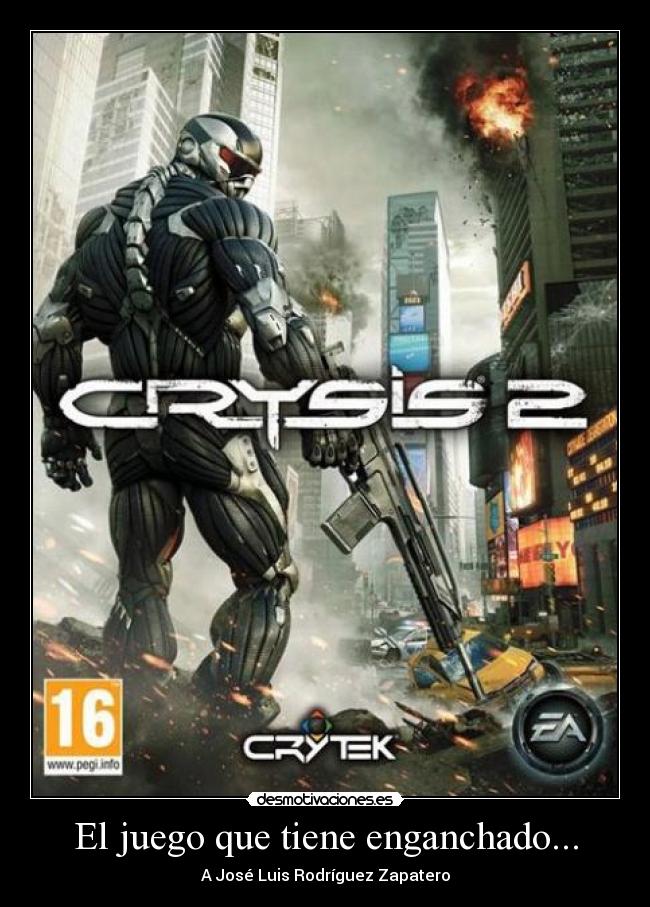 carteles crysis desmotivaciones