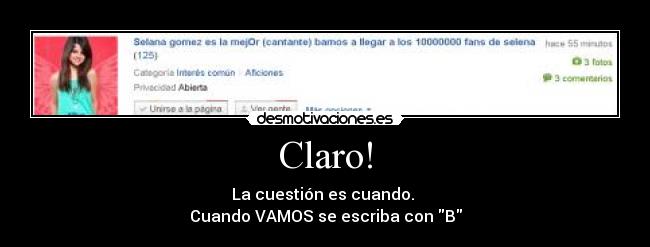 Claro! -