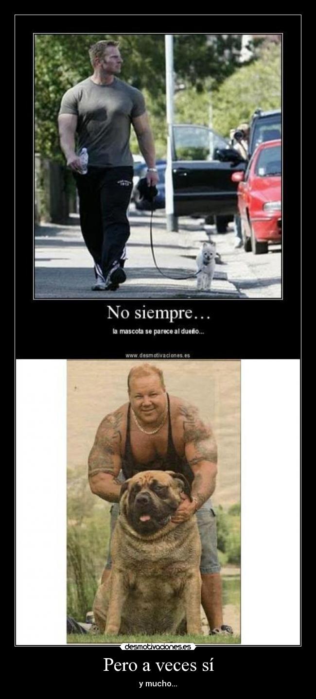 Pero a veces sí - y mucho...