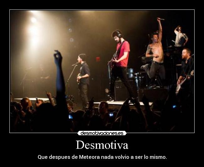 carteles linkin park desmotivaciones